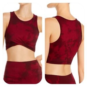 NWT Electric & Rose XS tie dye twist front sports bra